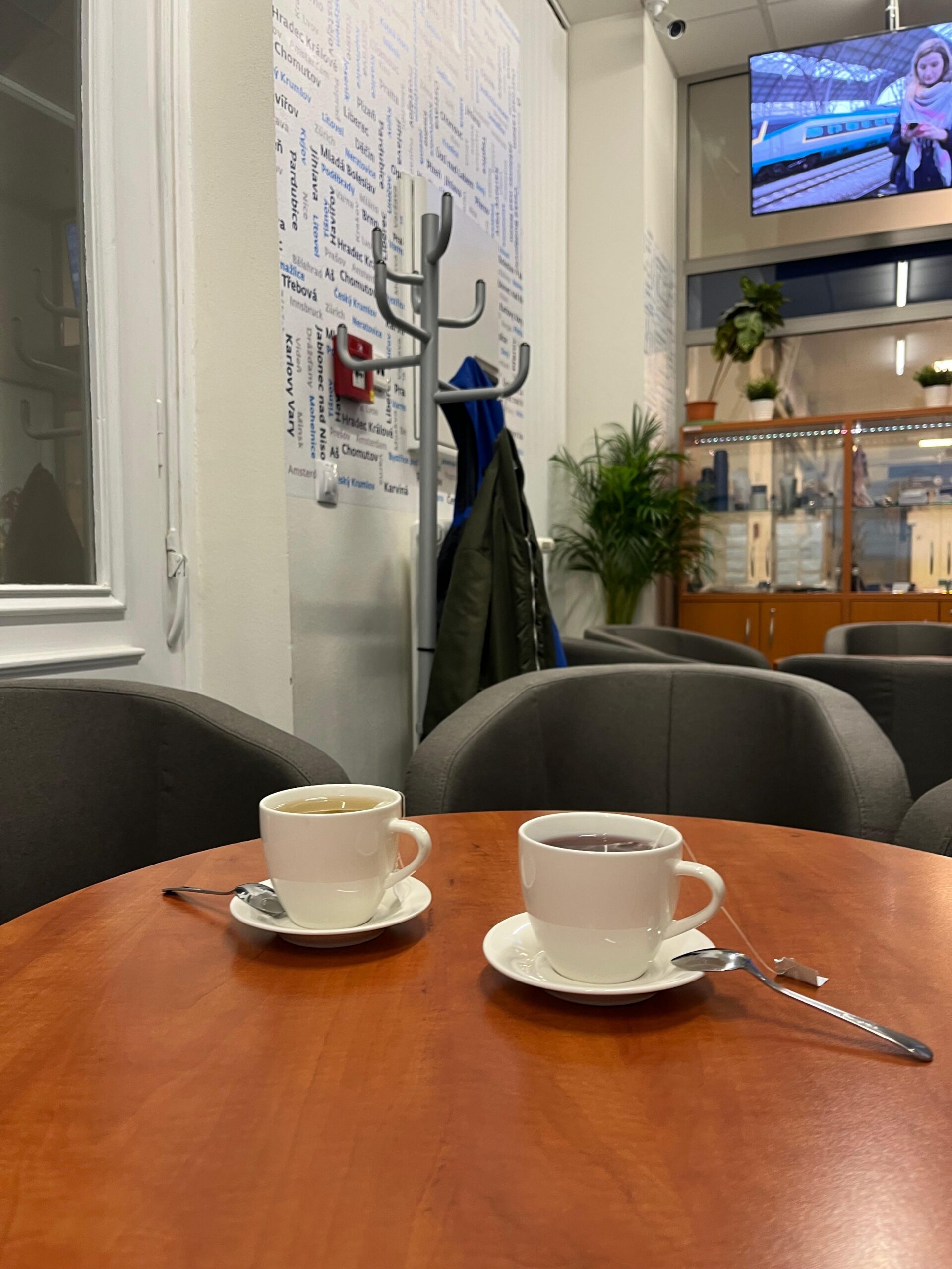 Salonik na stacji Brno hl. n.