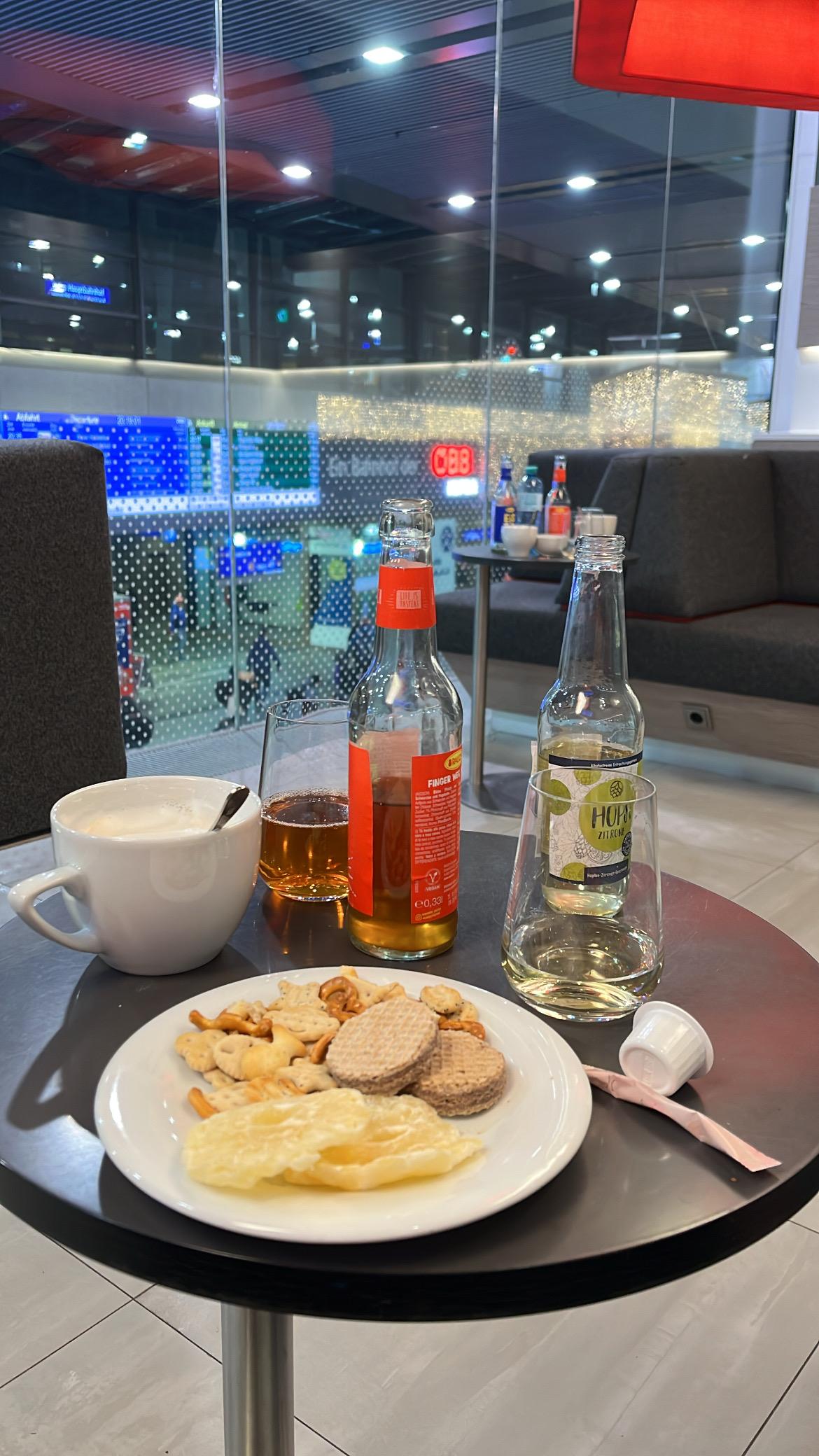 Salonik na stacji Wien Hbf.